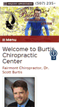 Mobile Screenshot of burtischiropractic.com